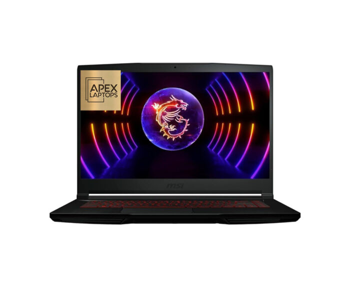 MSI GF63 15 Gaming Laptop: Intel Core i5-12450H GeForce RTX 2050, 15.6" FHD, 144Hz, 16GB DDR5,  512 GB NVMe SSD, Type-C USB 3.2 Gen 1, Win 11 Home - Image 1