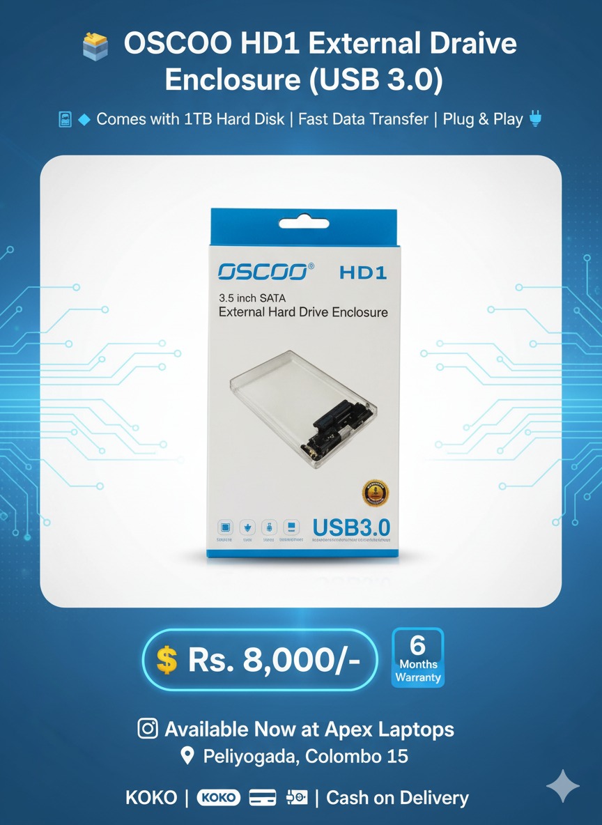 OSCOO HD1 External Drive Enclosure