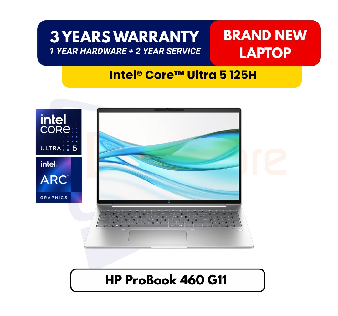 Brand New HP ProBook 460 16 intel CoreTM Ultra 5 125H 14th Gen | 16" inch WUXGA | 16GB DDR5 Ram | 512GB NVMe Laptop