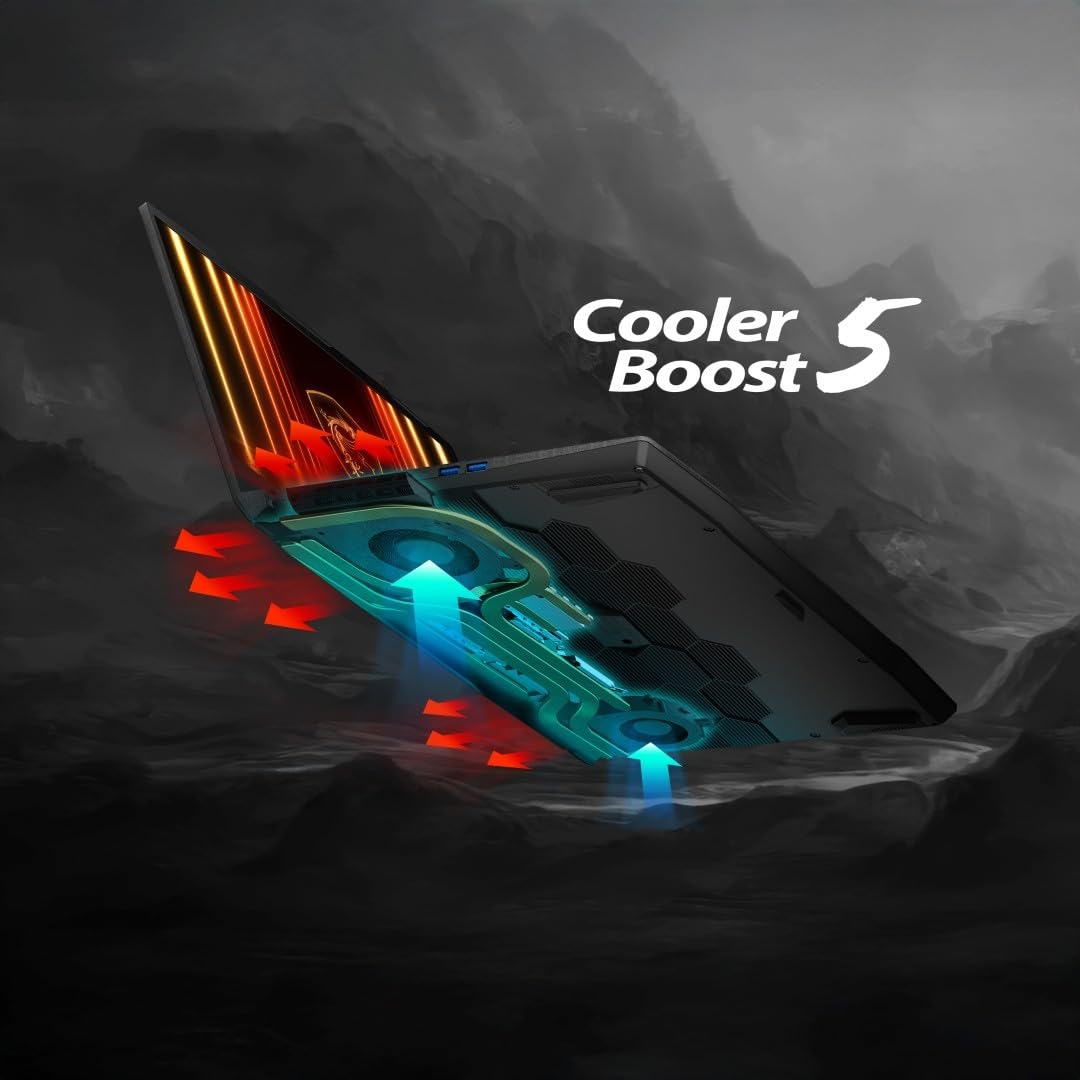 MSI Katana 15 HX, Intel 14th Gen. i7-14650HX, 40CM FHD 144Hz Gaming Laptop (16GB/512GB NVMe SSD/Windows 11 Home/NVIDIA GeForce RTX 5050, GDDR7 8GB/Black/2.4Kg) B14WEK-437IN - Image 3