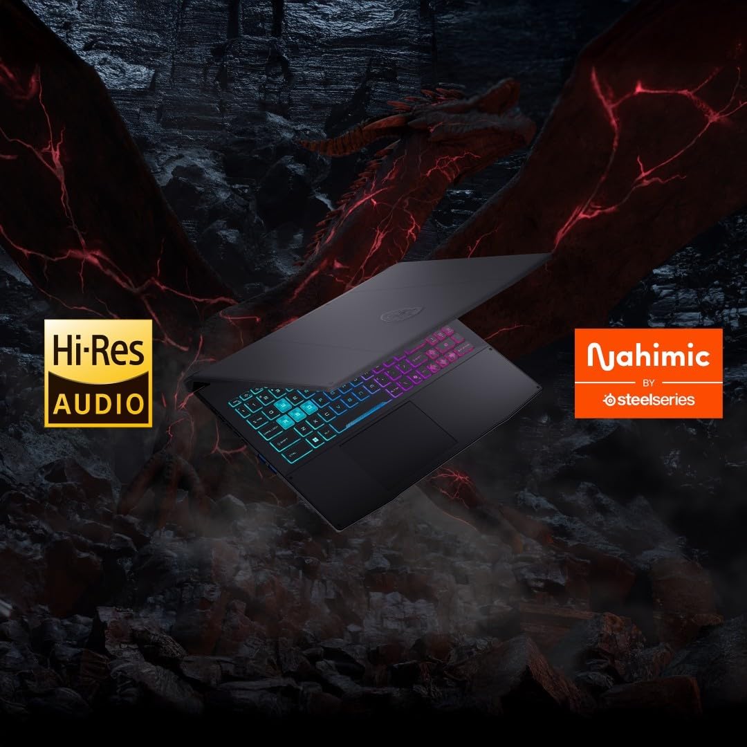 MSI Katana 15 HX, Intel 14th Gen. i7-14650HX, 40CM FHD 144Hz Gaming Laptop (16GB/512GB NVMe SSD/Windows 11 Home/NVIDIA GeForce RTX 5050, GDDR7 8GB/Black/2.4Kg) B14WEK-437IN - Image 5