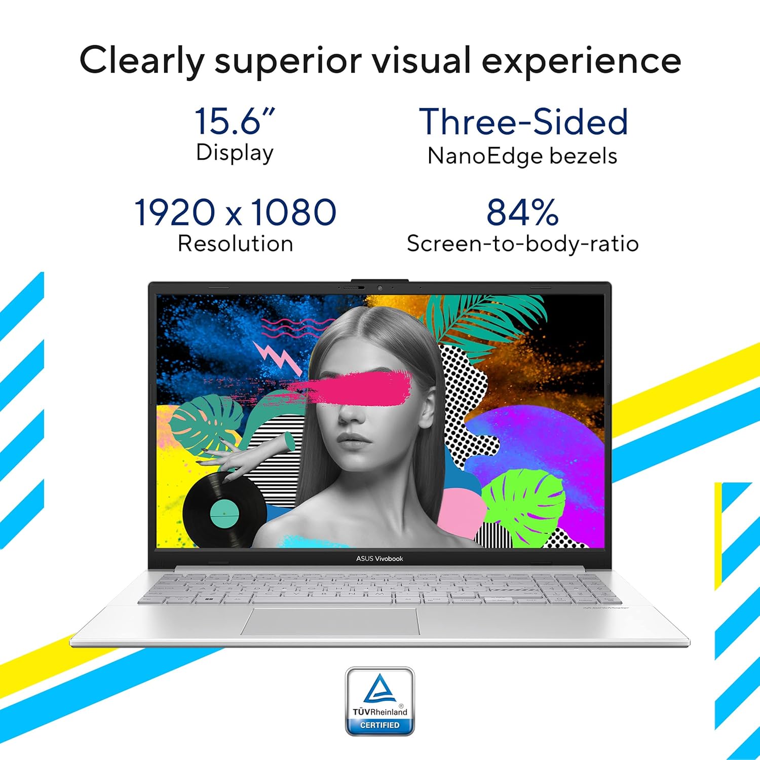 Asus VivoBook E1504G, 15.6" FHD Display, Intel Core i3-N305 Processor/13th Genration, 8GB RAM, 256GB SSD, - Image 4