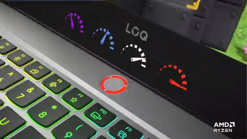 Lenovo LOQ 15AHP10(AMD Ryzen 7-250/16GB DDR5 RAM/512GB NVMe SSD/RTX 5050 8GB GPU/15.6″ FHD - Image 2