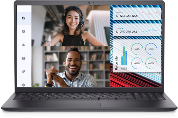 Dell Vostro 3510 laptop - 11th Intel core i3-1115G4, 8 GB RAM, 256 GB SSD, Intel UHD Graphics, 15.6" HD