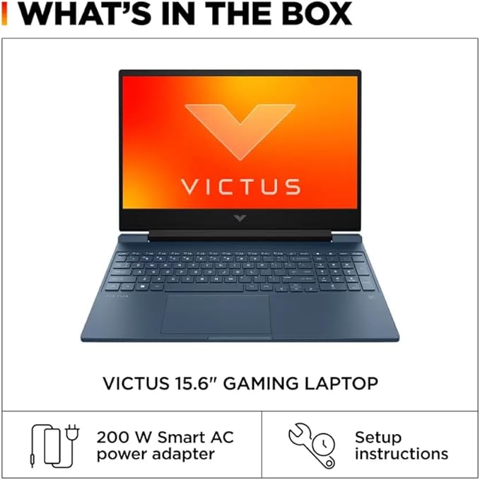 HP Victus Gaming 15-15FA1252TX Intel I7-13700H | RTX 4050 , 6GB GDDR6 | 32GB DDR4 | 512GB NVMe M.2 SSD | 15.6 Inch FHD IPS Display | Windows 11 Home - Image 7