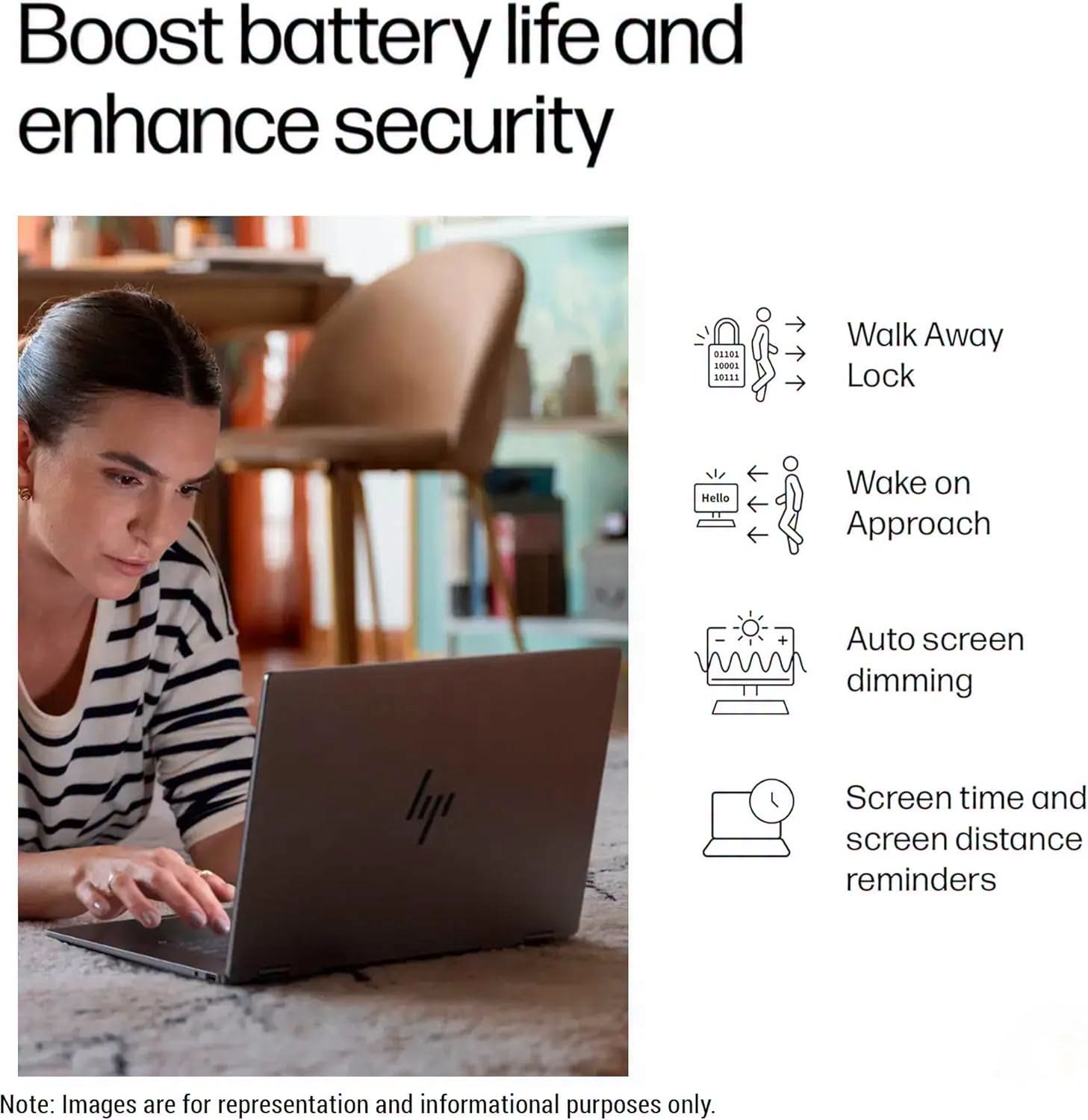 HP OmniBook X Flip Next Gen AI 16 Laptop, Intel Ultra 9-288V, 32 GB LPDDR5x RAM, 2 TB SSD PCIe, 16" 3K (2880x1800) Touchscreen, Intel Arc 140V, Backlit Keyboard, W11 Pro, Eclipse Gray+Traix Mousepad - Image 6