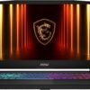MSI Katana 15 HX B14WFK (Black) Gaming Laptop | NVIDIA RTX5060 8GB | Intel Core i7-14650HX |16GB RAM | 512 SSD |15.6" FHD (1920x1080), 144Hz Display | Win11 Home [9S7-1587C1-220]