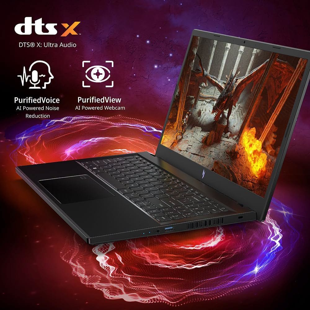 acer Nitro V Gaming Laptop | Intel Core i5-13420H Processor | NVIDIA GeForce RTX 4050 Laptop GPU | 15.6" FHD IPS 144Hz Display | 16GB DDR5 | 512GB Gen 4 SSD | WiFi 6 | Backlit KB - Image 9