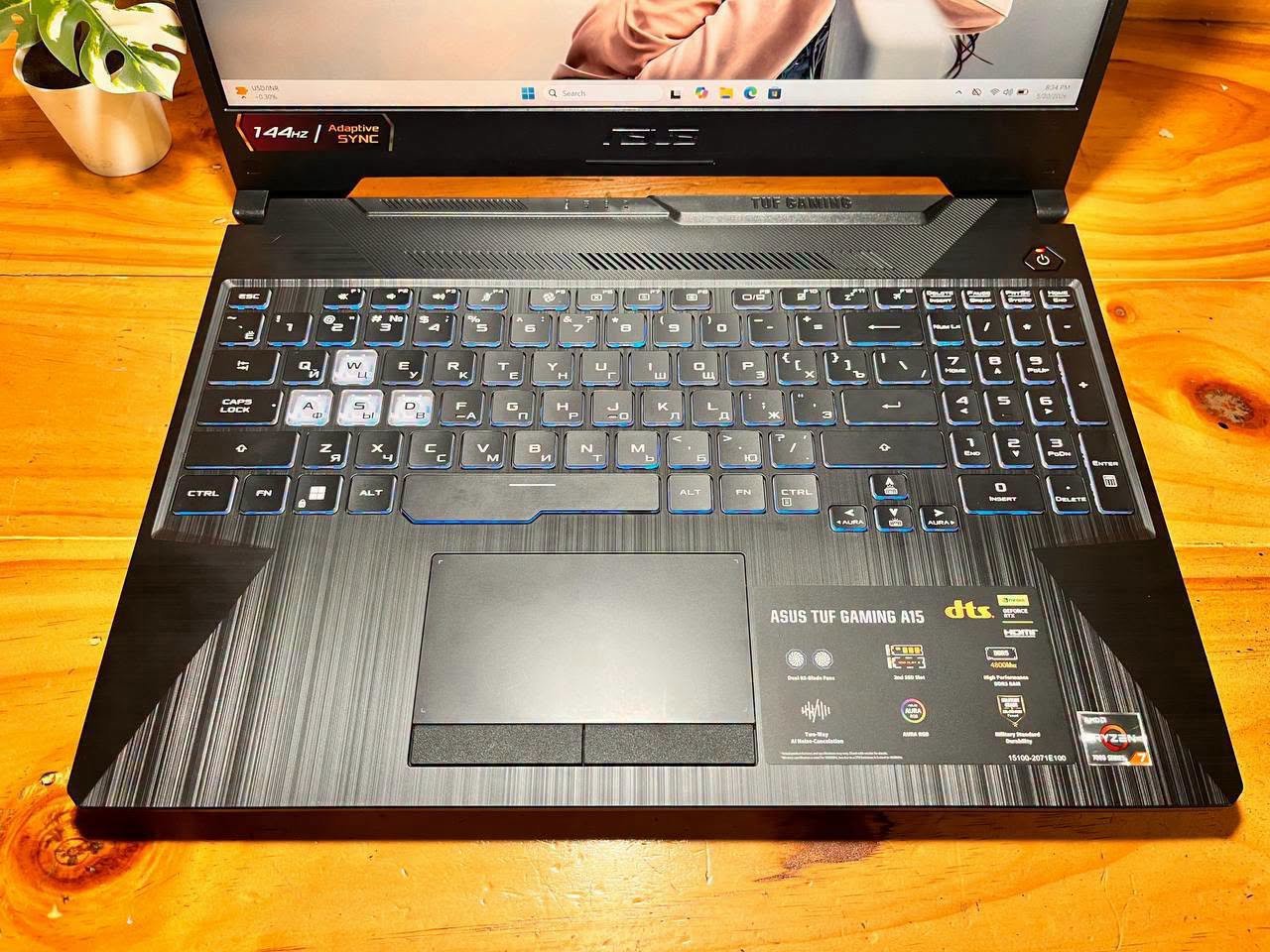ASUS TUF Gaming A15, AMD Ryzen 7 7435HS Gaming Laptop(NVIDIA RTX 2050-4GB/60W TGP/16GB RAM/512GB SSD/FHD/15.6"/144Hz/RGB KB/48WHr/Windows 11 - Image 6