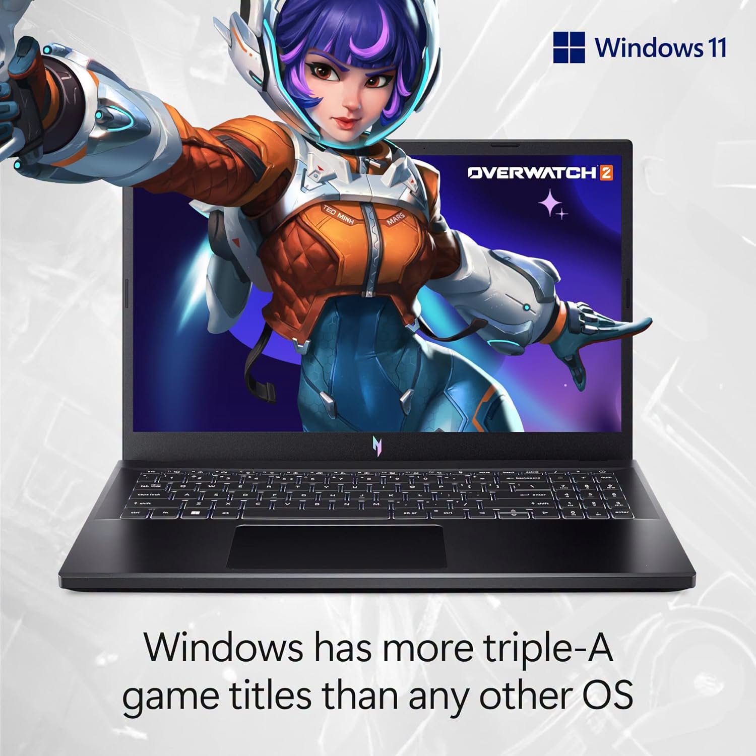 acer Nitro V Gaming Laptop | Intel Core i5-13420H Processor | NVIDIA GeForce RTX 4050 Laptop GPU | 15.6" FHD IPS 144Hz Display | 16GB DDR5 | 512GB Gen 4 SSD | WiFi 6 | Backlit KB - Image 14