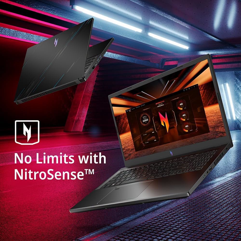 acer Nitro V Gaming Laptop | Intel Core i5-13420H Processor | NVIDIA GeForce RTX 4050 Laptop GPU | 15.6" FHD IPS 144Hz Display | 16GB DDR5 | 512GB Gen 4 SSD | WiFi 6 | Backlit KB - Image 3