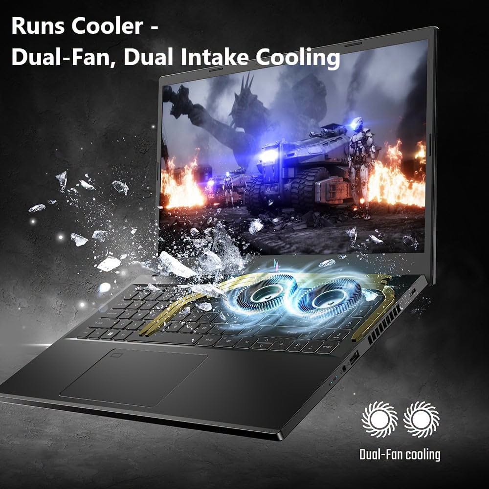acer Nitro V Gaming Laptop | Intel Core i5-13420H Processor | NVIDIA GeForce RTX 4050 Laptop GPU | 15.6" FHD IPS 144Hz Display | 16GB DDR5 | 512GB Gen 4 SSD | WiFi 6 | Backlit KB - Image 11